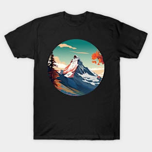 Matterhorn peak illustration T-Shirt